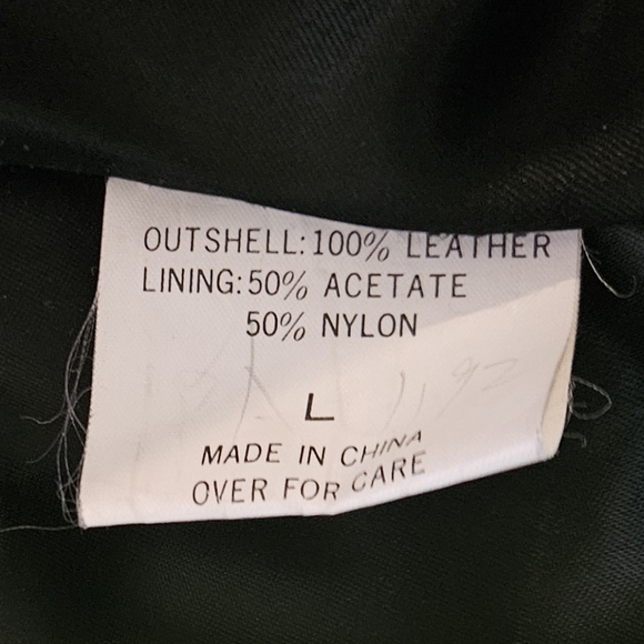 Virginia Slims Wear Belted Black Leather Jacket - Picture 3 of 8